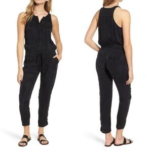 Rails Black Sleeveless Jumpsuit